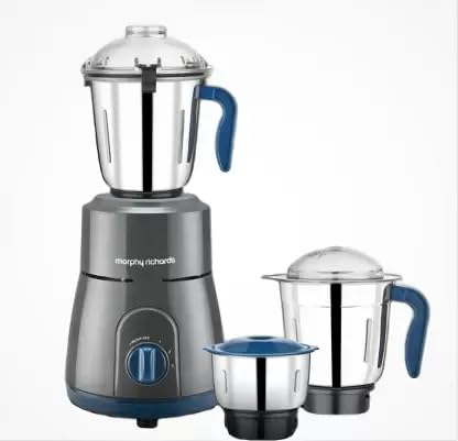 Morphy Richards SLATE 3 Jars 750W Mixer Grinder (Blue,Silver)