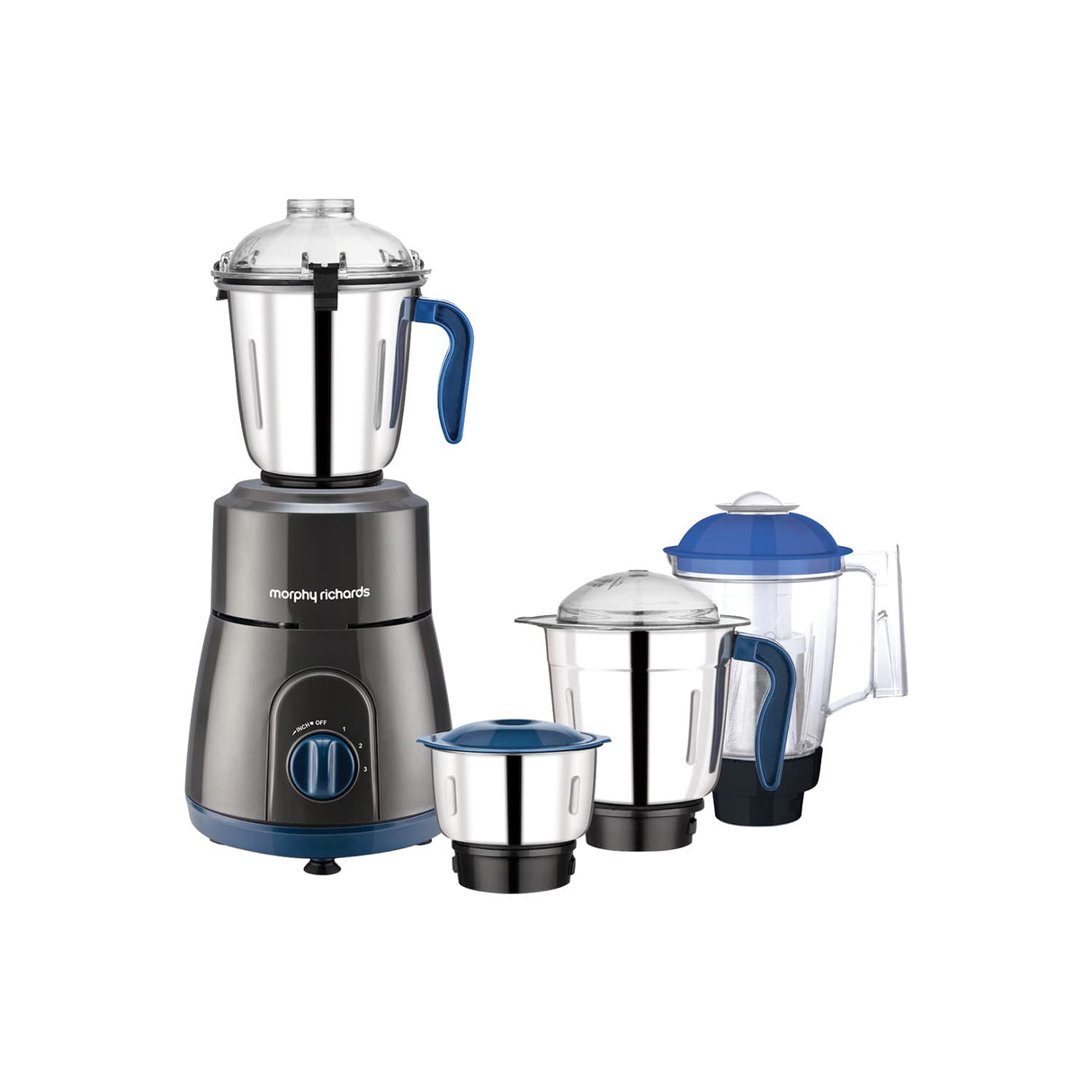 Morphy Richards 750W Relish 4 Jars Mixer Grinder (Black and Blue)