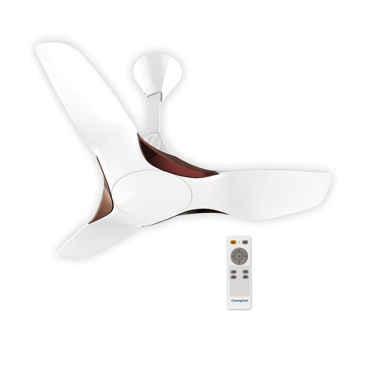 Crompton Silent Pro Enso 900mm BLDC Remote-controlled Ceiling Fan (Silk White)