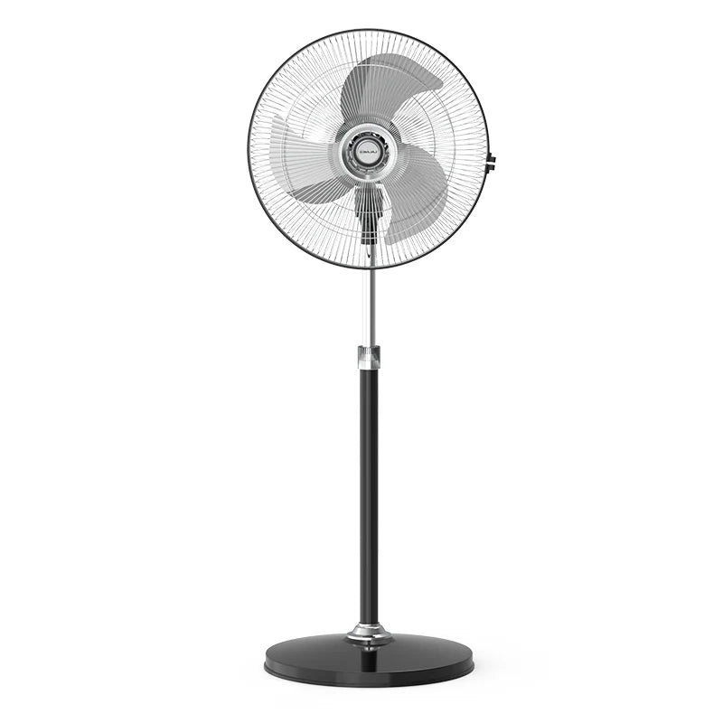 Bajaj Hurricane 450mm Farrata Pedestal Fan (Black & Chrome)