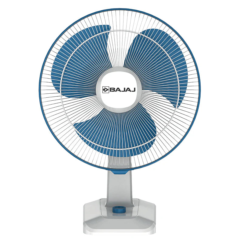 Bajaj Shield Series Robusto High Speed 400mm Table Fan 【Blue & White】