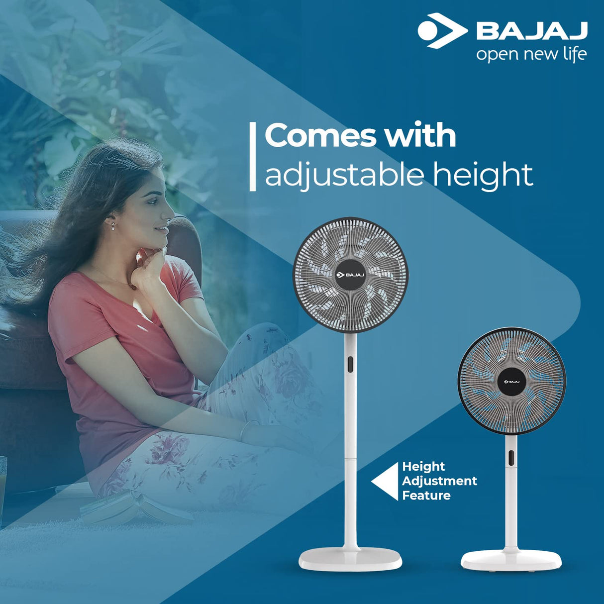 Bajaj Dominus 18 350mm Pedestal Fan