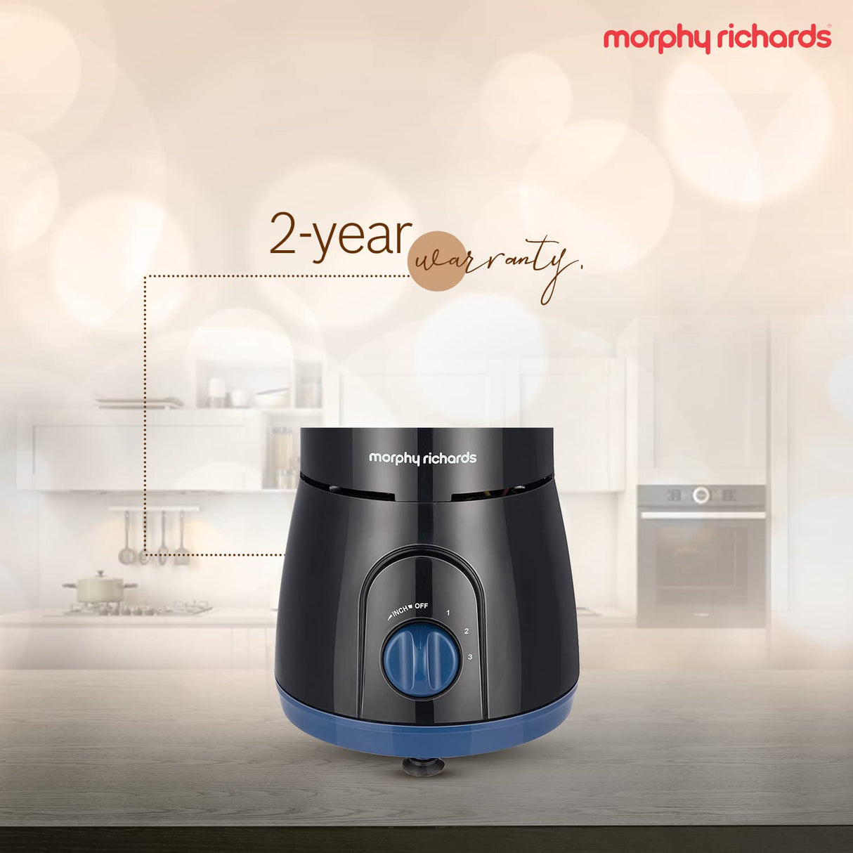 Morphy Richards 750W Relish 4 Jars Mixer Grinder (Black and Blue)