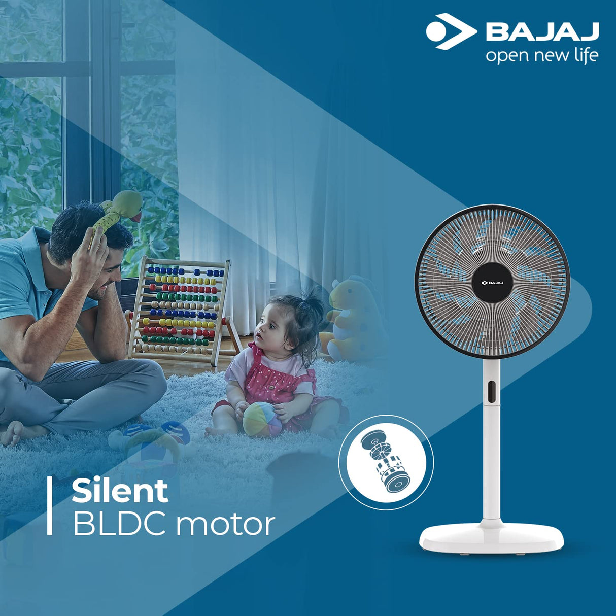 Bajaj Dominus 18 350mm Pedestal Fan