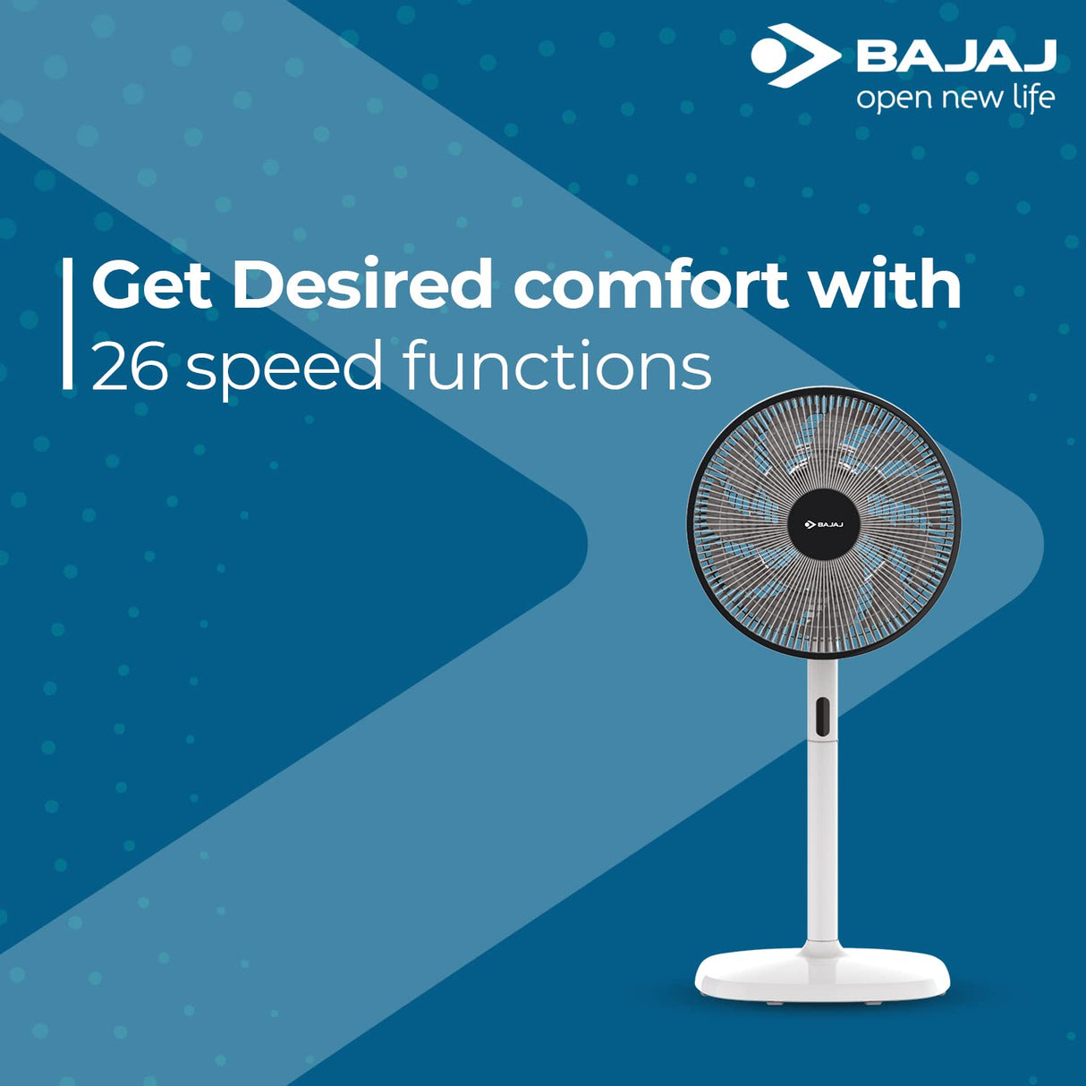Bajaj Dominus 18 350mm Pedestal Fan