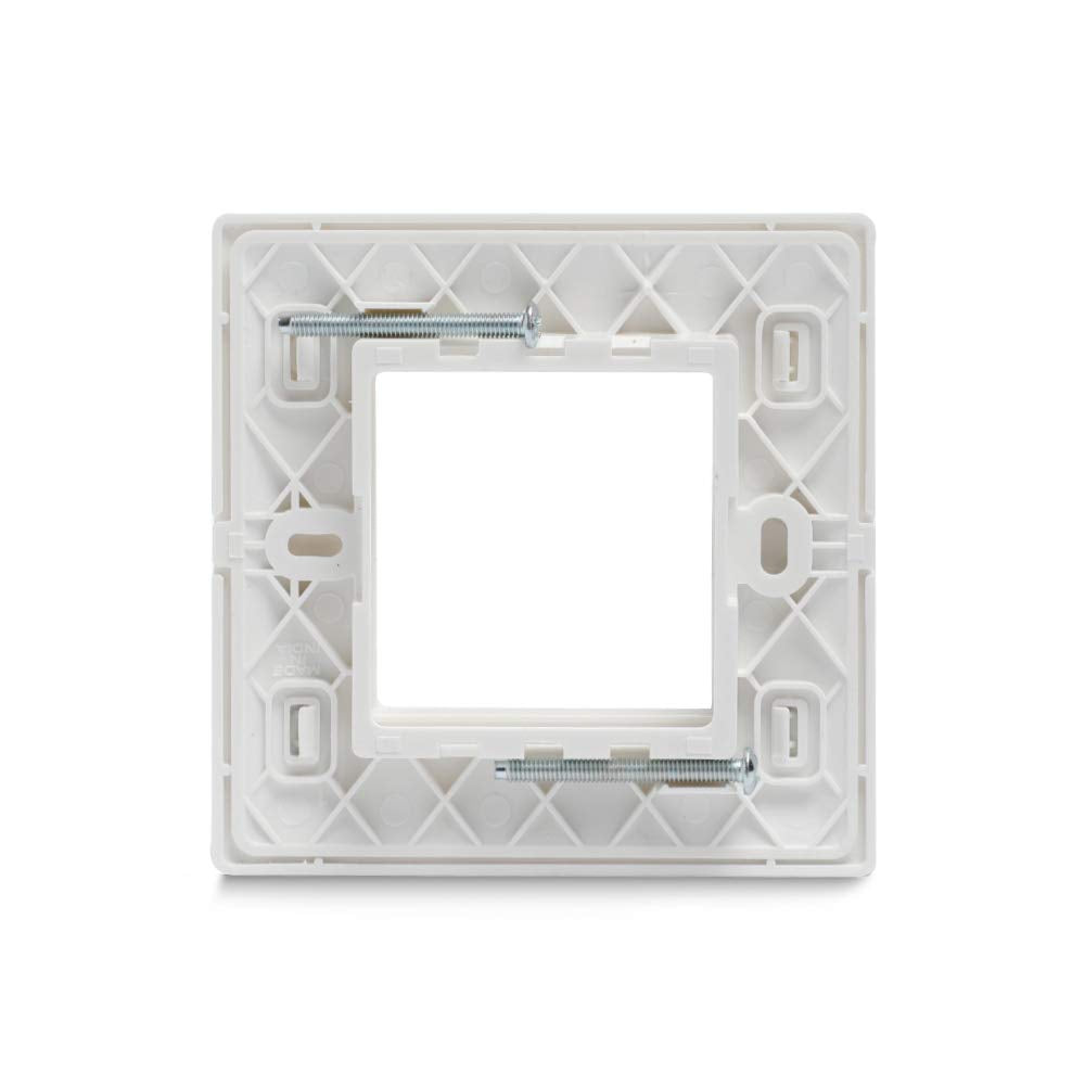 Schneider Livia 2 M Grid & 2 M Cover Plate White P0702