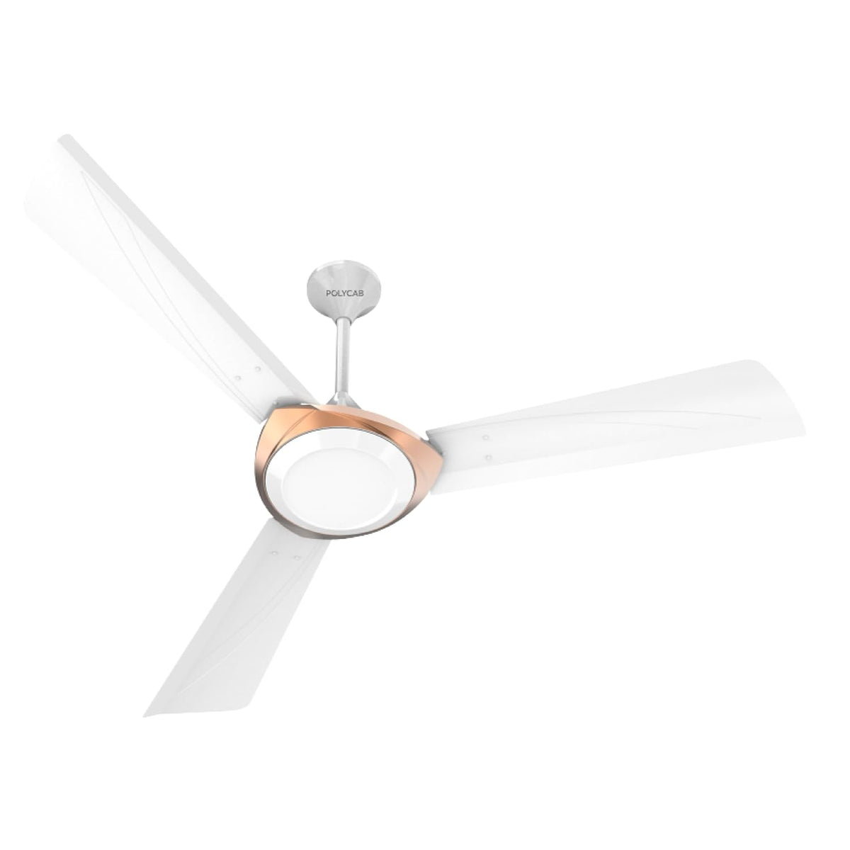 Polycab Superb Neo 1200 mm High Speed Ceiling Fan (White Bronze Gold)