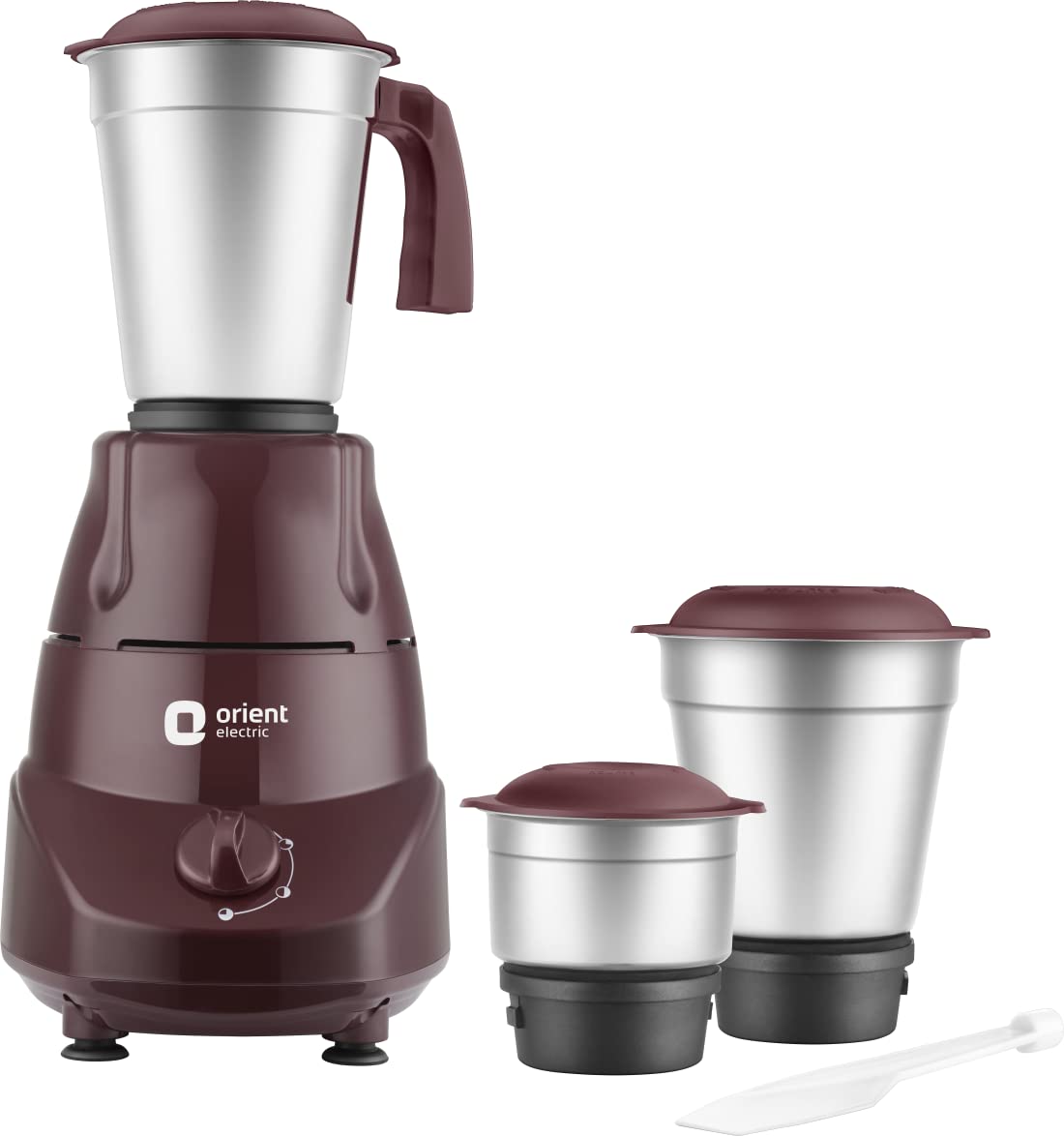 Orient Electric Bolt Super 3 jar 500W Mixer Grinder (Cherry)