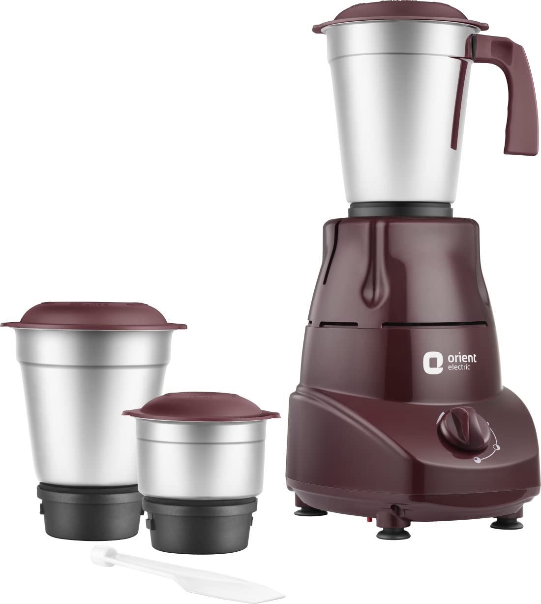 Orient Electric Bolt Super 3 jar 500W Mixer Grinder (Cherry)