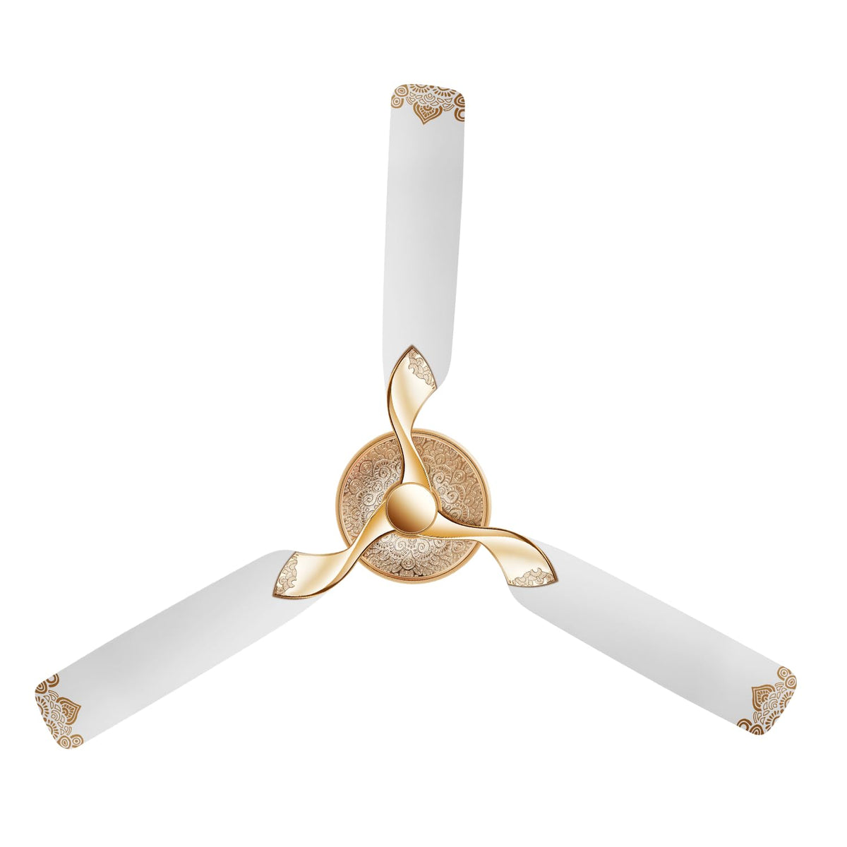RR Signature Jaipur Mahal 1320mm Designer Ceiling Fan (Agaria White)