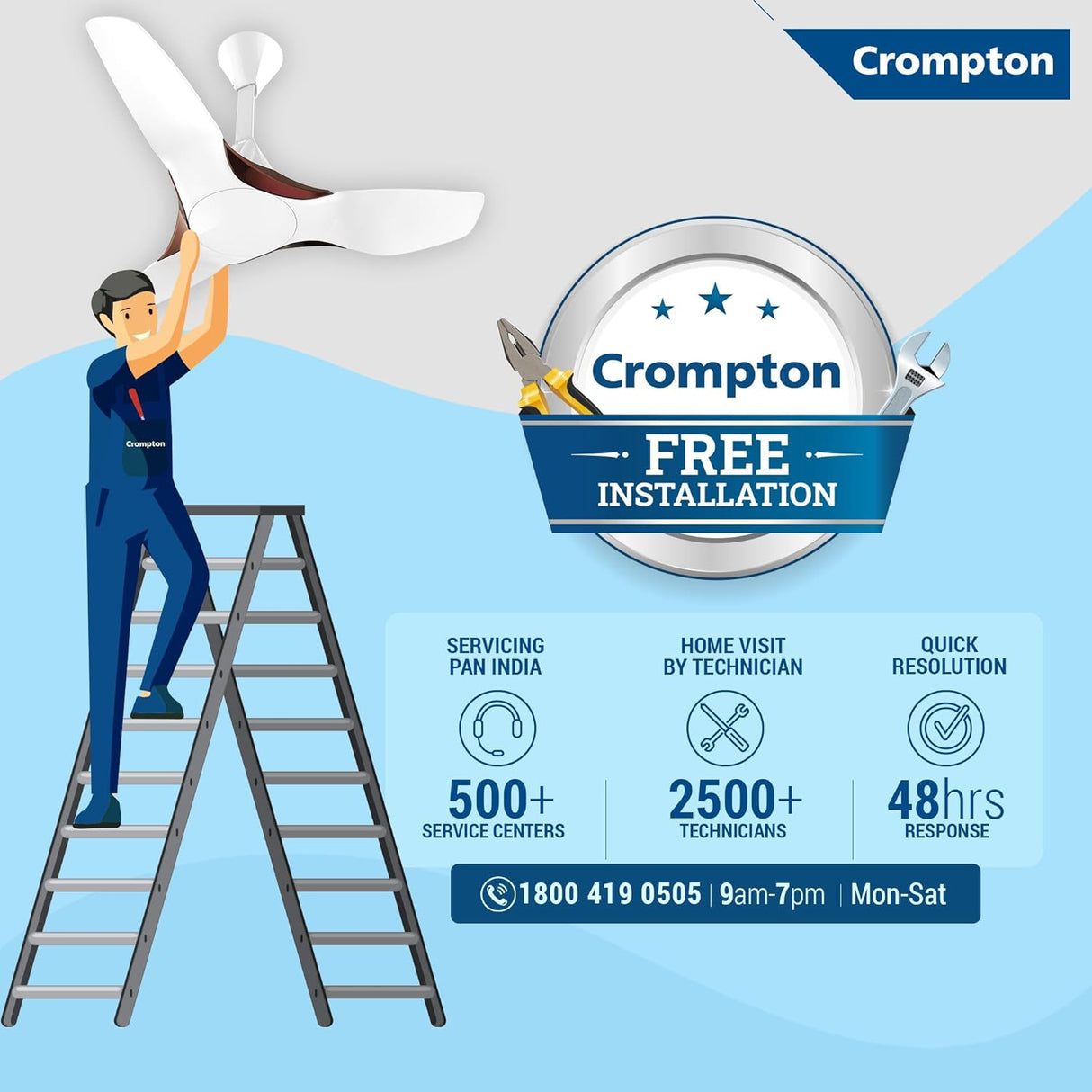 Crompton Silent Pro Enso 900mm BLDC Remote-controlled Ceiling Fan (Silk White)