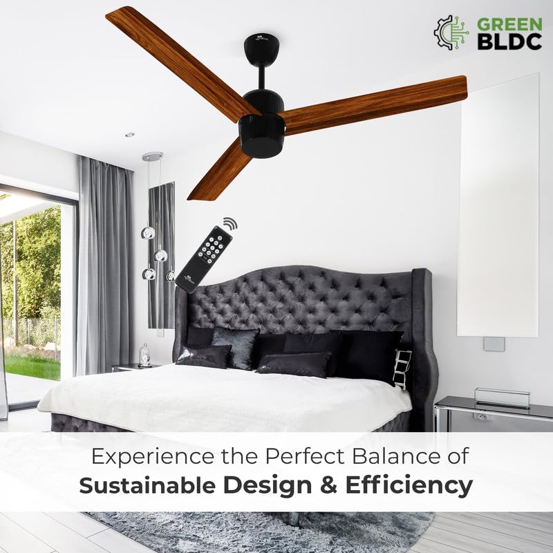 RR Signature Bonsai BLDC Ceiling Fan with remote (Mahogany)