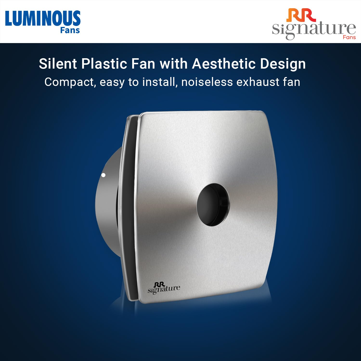 Luminous Vento Air 150mm Exhaust Fan (Metal Finish)