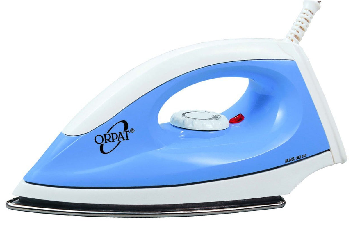 Orpat OEI-167 1000-Watts Dry Iron Blue