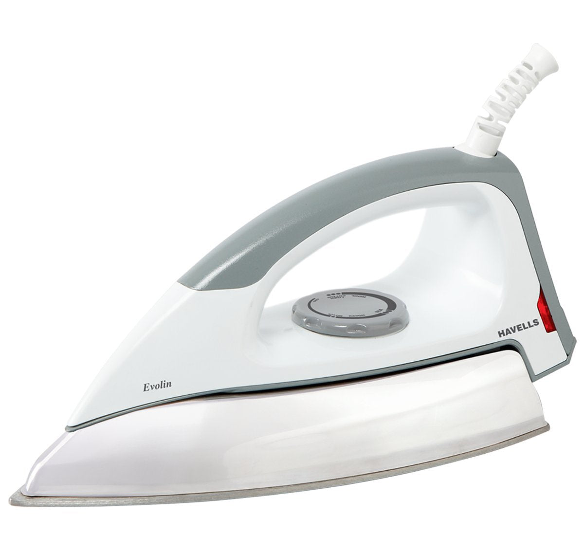 Havells Evolin 1100 W Dry Iron (Grey & White)