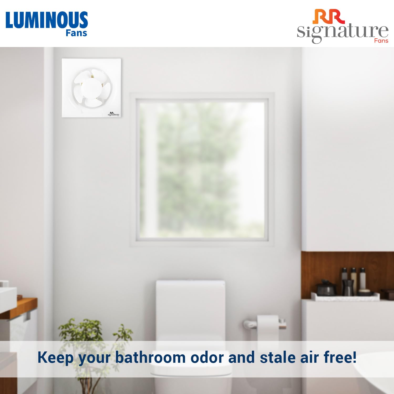 Luminous Vento Deluxe 250mm Exhaust fan White