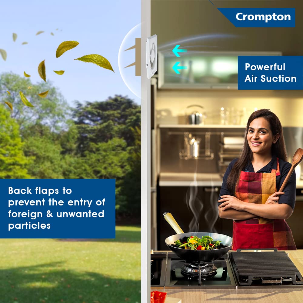 Crompton Brisk Air Neo 250 mm Exhaust Fan (White)