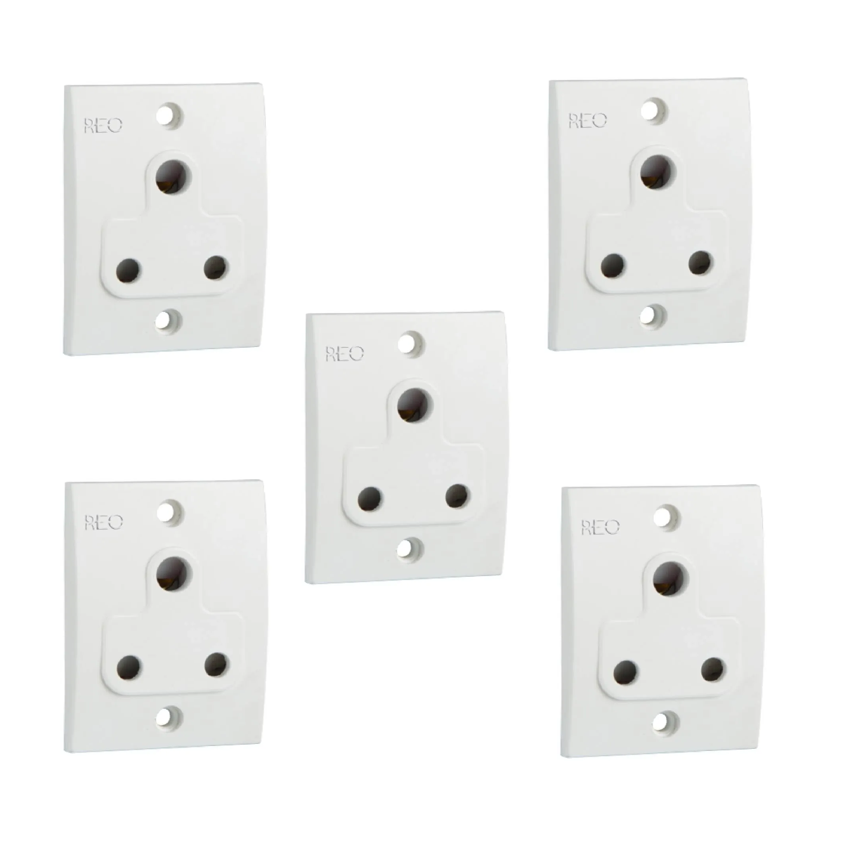 Havells Reo Flair 6A 3 Pin (ISI) Electrical Socket AHEKXOW063 - White
