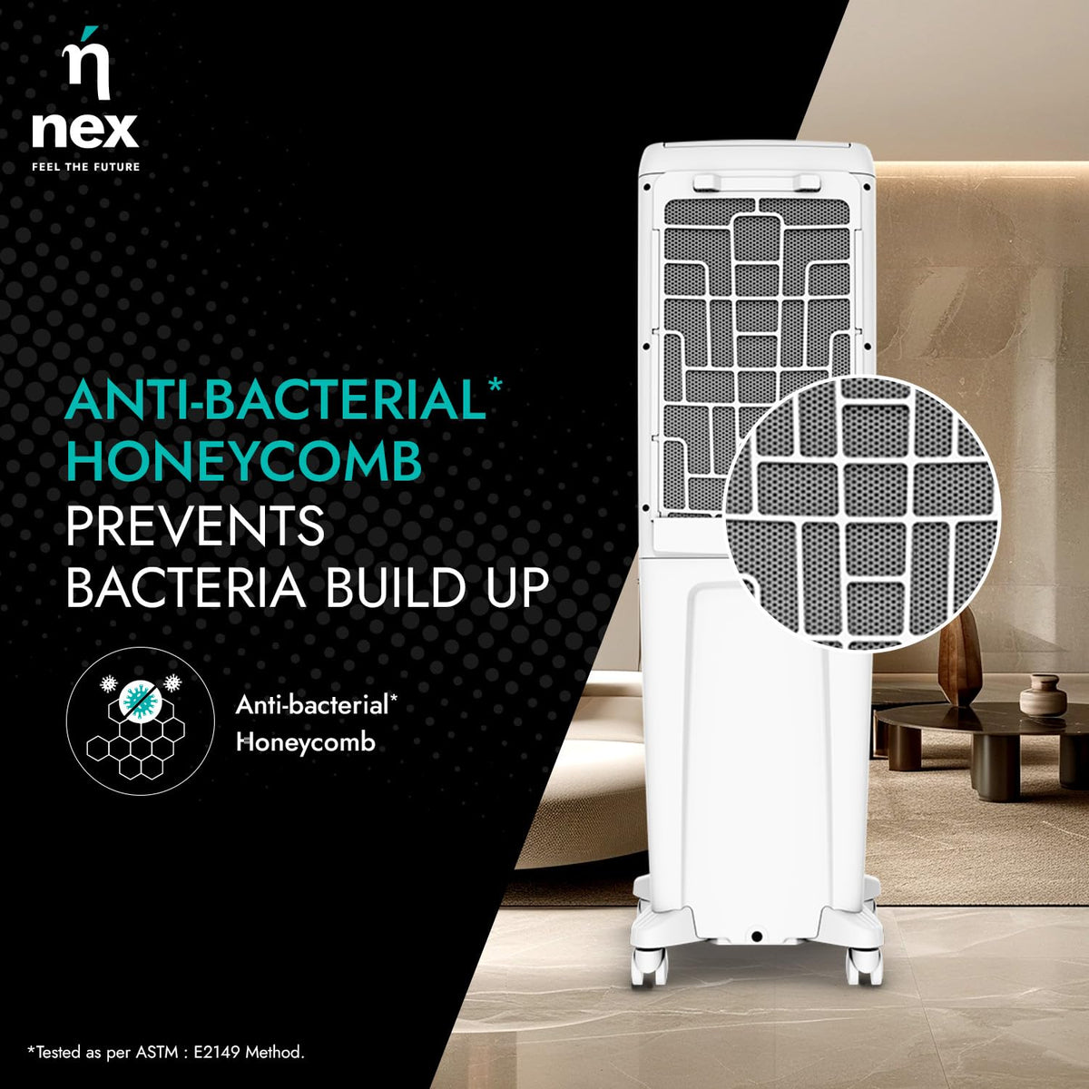 Nnex By Bajaj TAC T1 40 L Tower Cooler (White)