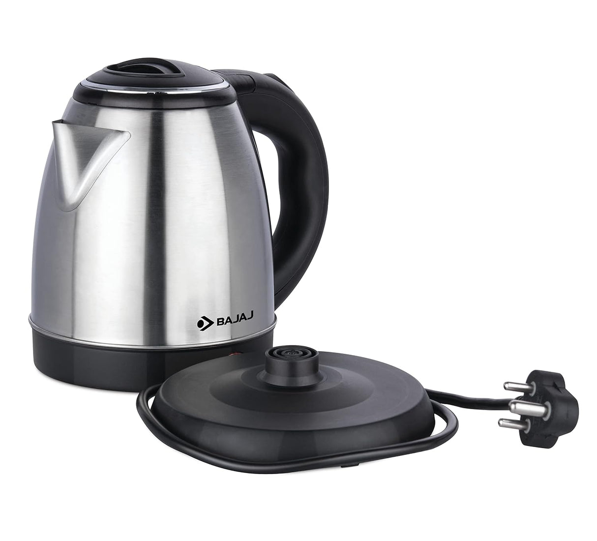 Bajaj Ktx 1.2 Litre Dlx Electric Kettle 1350W With Stainless Steel Body (Black)