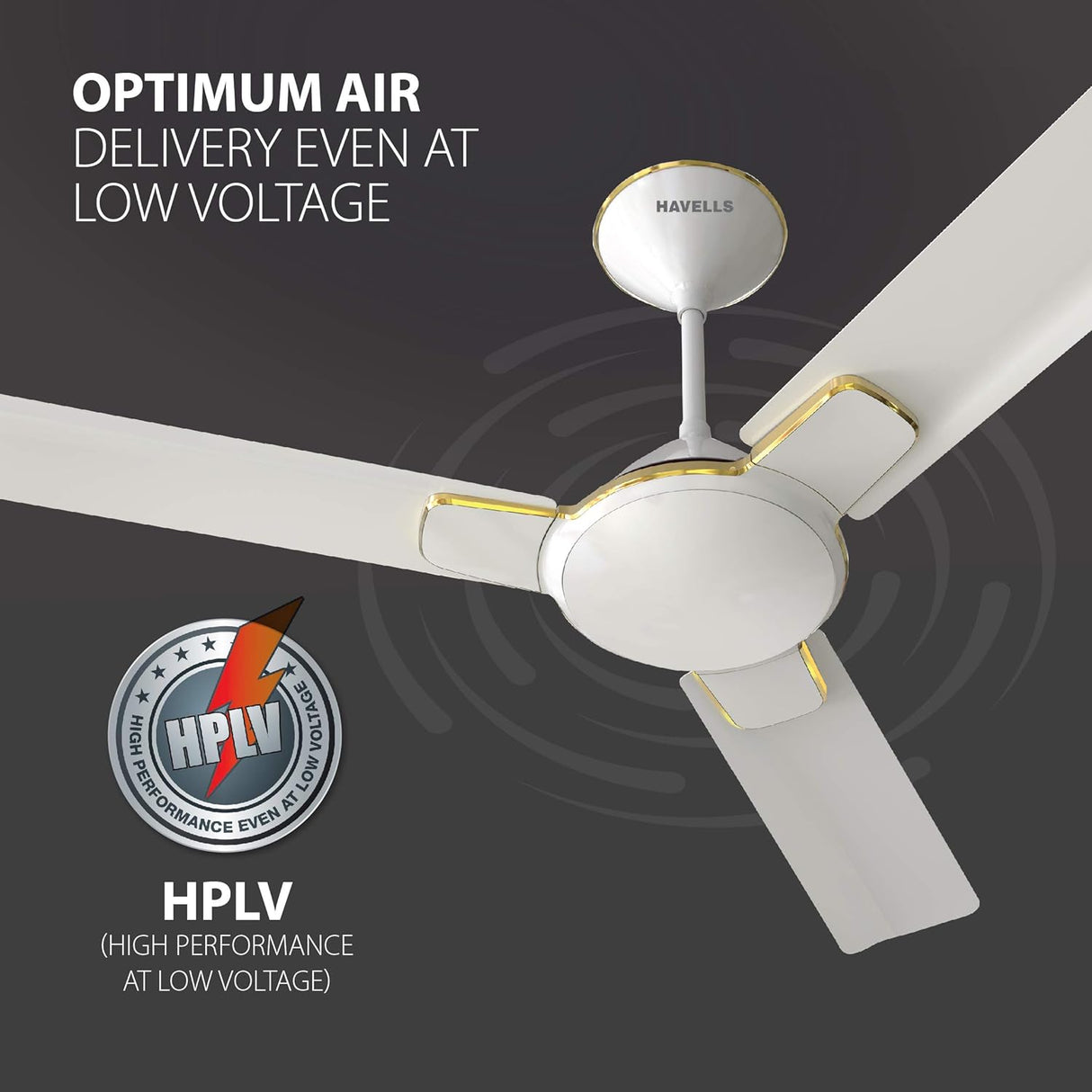 Havells Enticer 1400 mm Ceiling fan Pearl White Gold