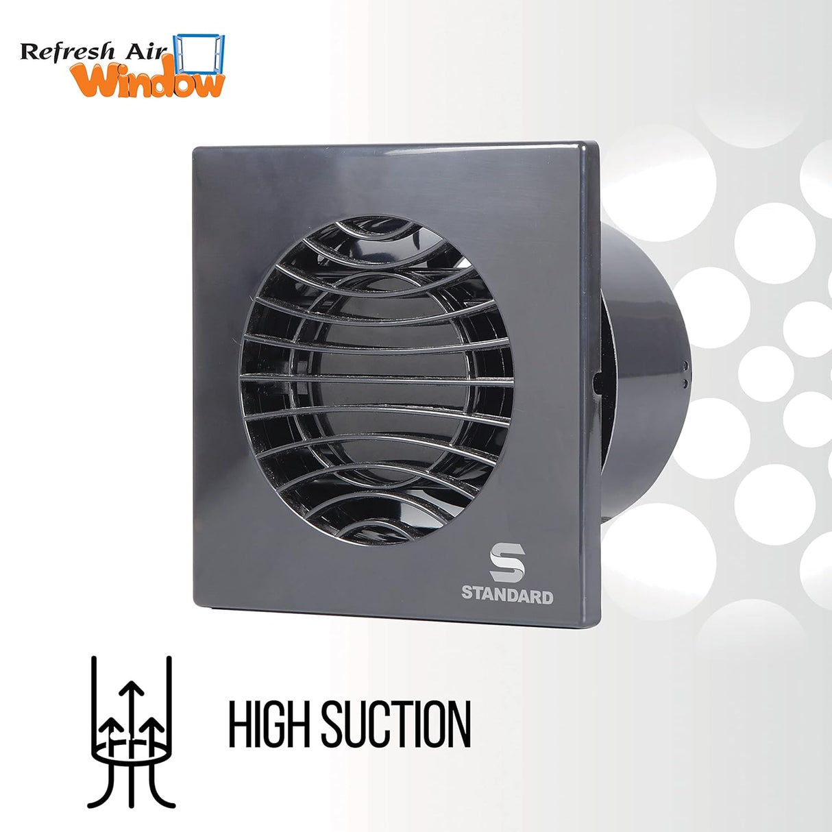 HAVELLS Standard 150 MM REFRESH AIR WINDOW NEO BLACK