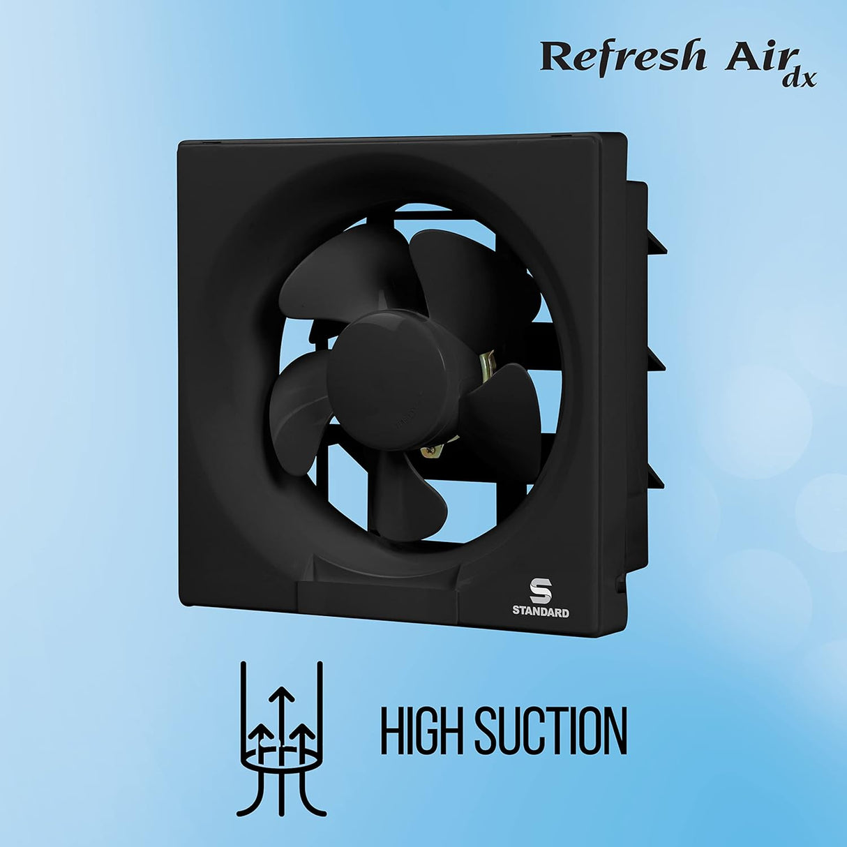 Havells Standard Refresh Air DX 200mm Exhaust Fan (Black)
