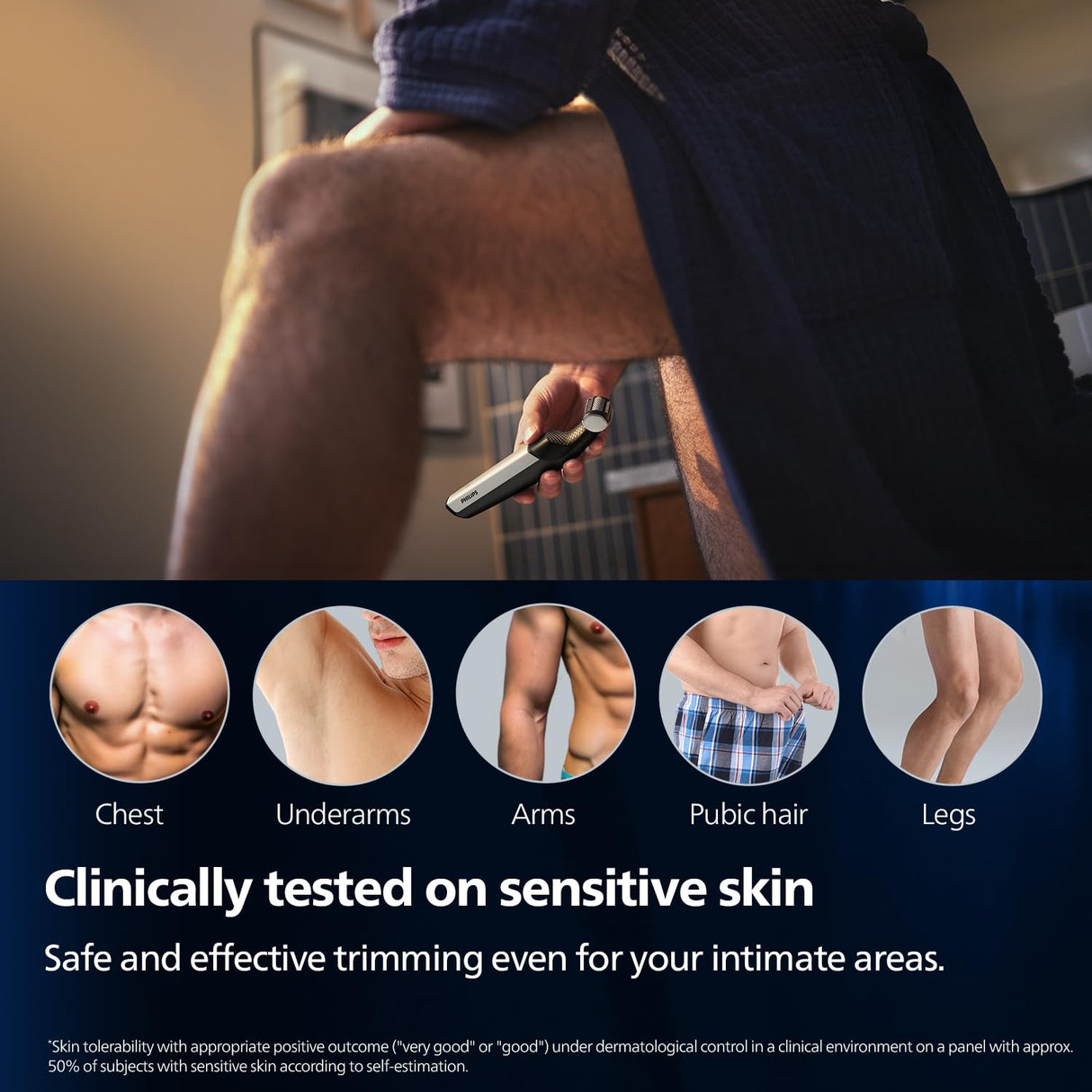 Philips BG3007/01 Cordless Body groomer and Trimmer for men