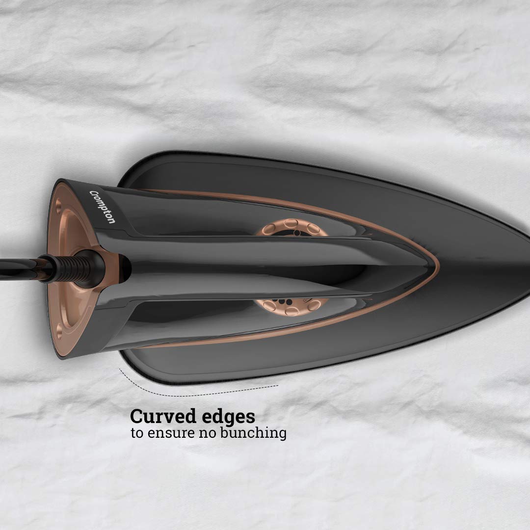 Crompton Instaglide 1000-Watts Dry Iron (Black)