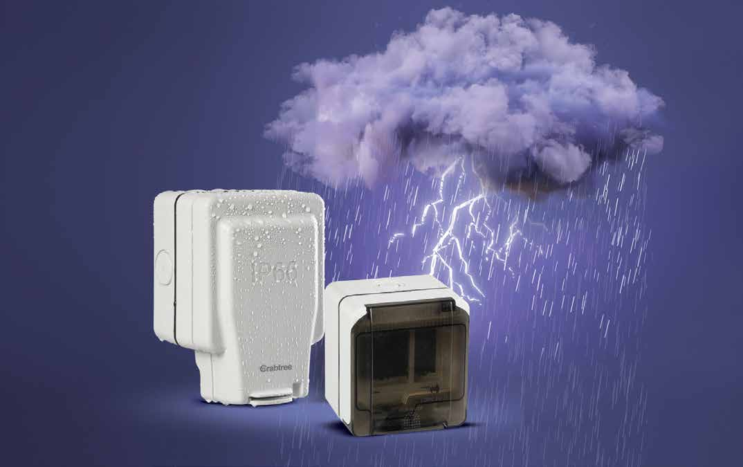 Havells Crabtree WeatherPruf™ IP66 3 M Enclosure (Signia Switch & Socket Sold Seperately)