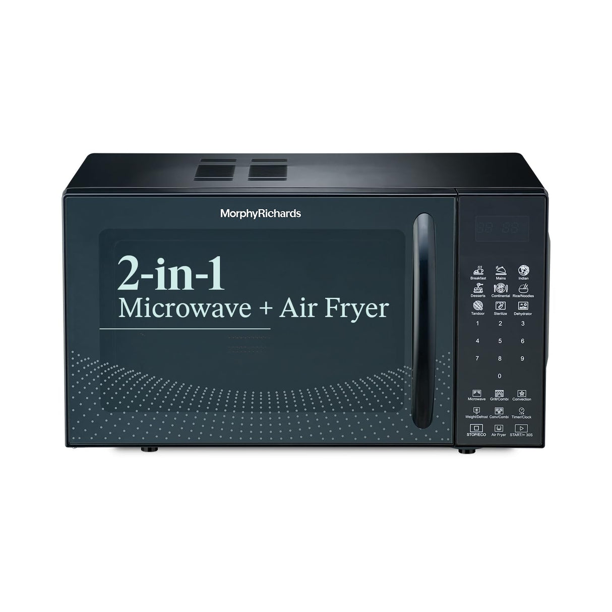 Morphy Richards Air 23CGAD Convection Microwave Oven with in-Built Air Fryer & Dehydrator| 23-Litre Black