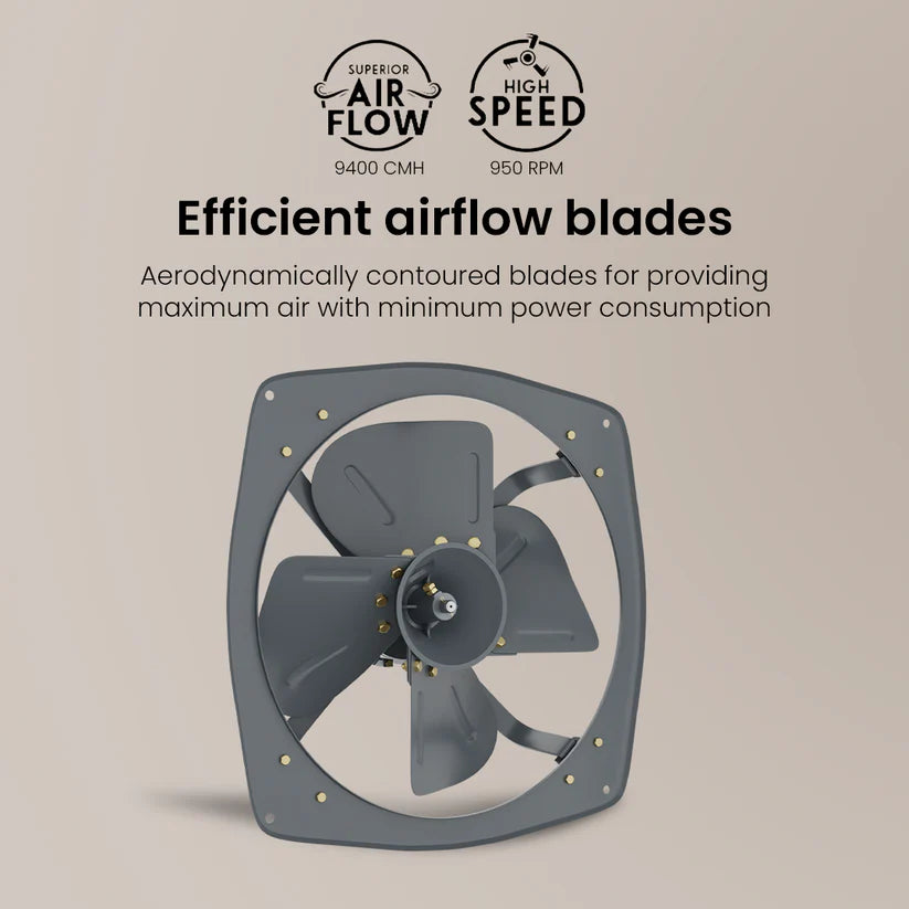 Crompton EXHD450-6-1 450mm Heavy Duty Exhaust Fan (1400 RPM, 6 Pole 1 Phase)