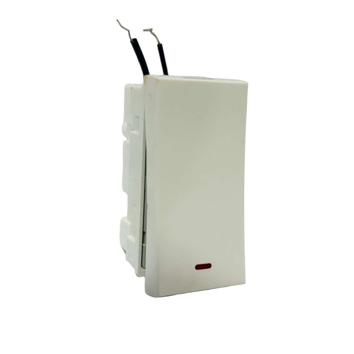 White electronic device with antennas on a white background