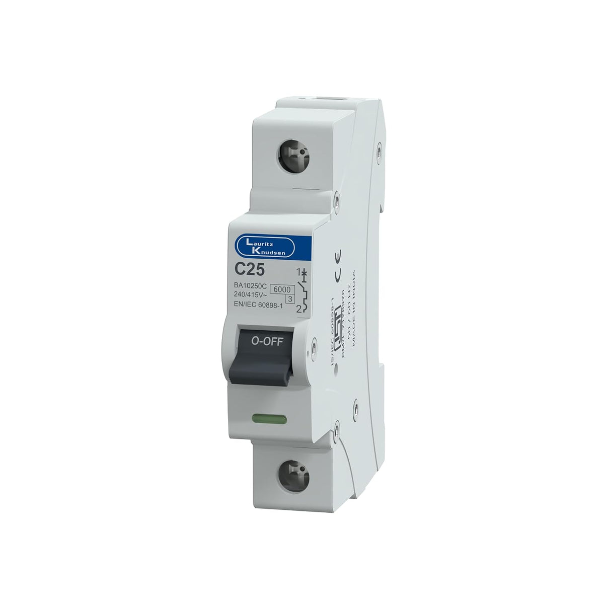 Lauritz Knudsen Tripper 25A Single Pole C Curve MCB