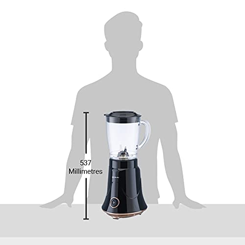 Bajaj NX-01 300 Watts Bullet Nutri-Pro Mixer Grinder |Black & Copper