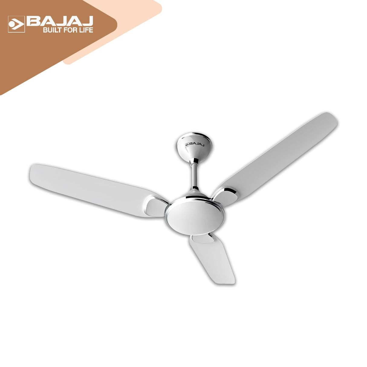 Bajaj Trendy EE 1200mm Anti Dust Ceiling Fan (Snow White)
