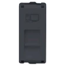 Lauritz Knudsen (Previously L&T) Entice RJ45 Cat 6 Socket With Shutter 1M (Charcoal Grey)