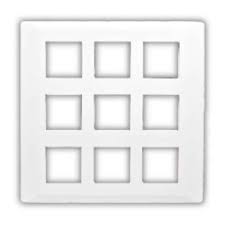 Lauritz Knudsen (Previously L&T) Entice 18 M Cover Plate White