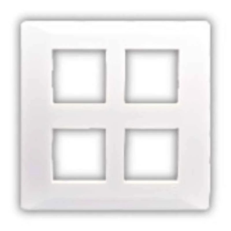 Lauritz Knudsen (Previously L&T) Entice 8 M Square Cover Plate White