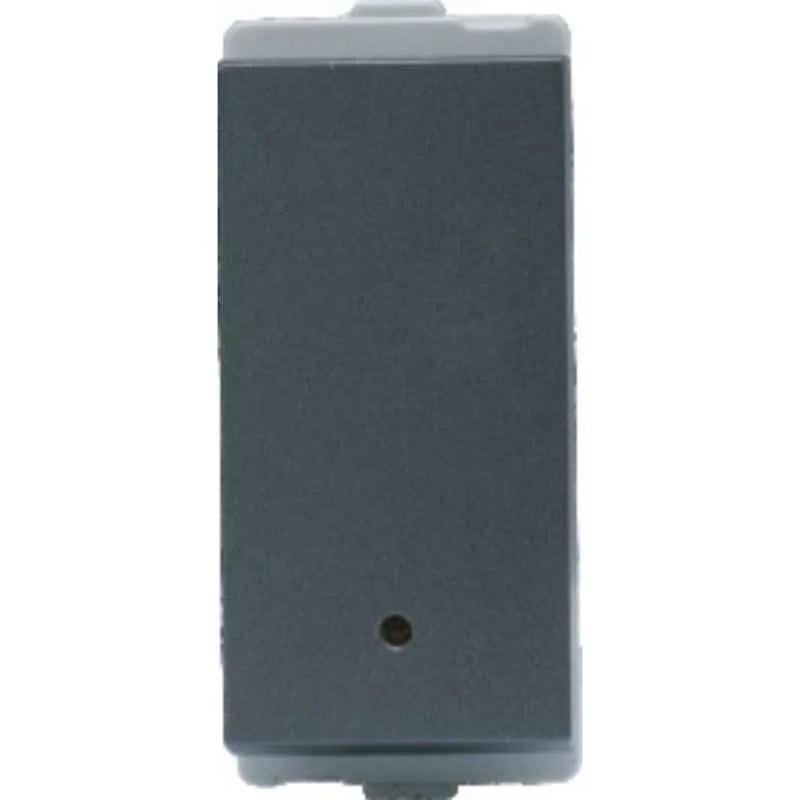 Lauritz Knudsen (Previously L&T) Entice 16AX 1-Way Switch with Indicator 1M (Charcoal Grey)