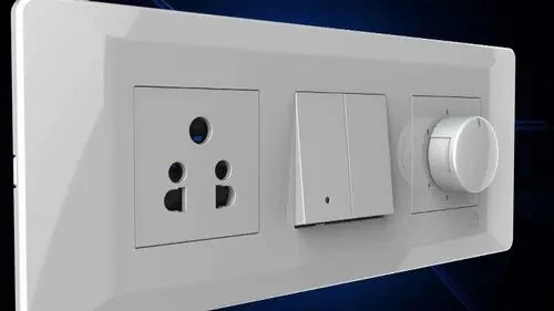 Lauritz Knudsen (Previously L&T) Entice 5 Step Fan Step Regulator 120W 2M with ISI - White