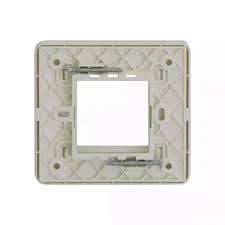 Lauritz Knudsen (Previously L&T) enGem 2 Module Cover Plate + Grid Frame (White)