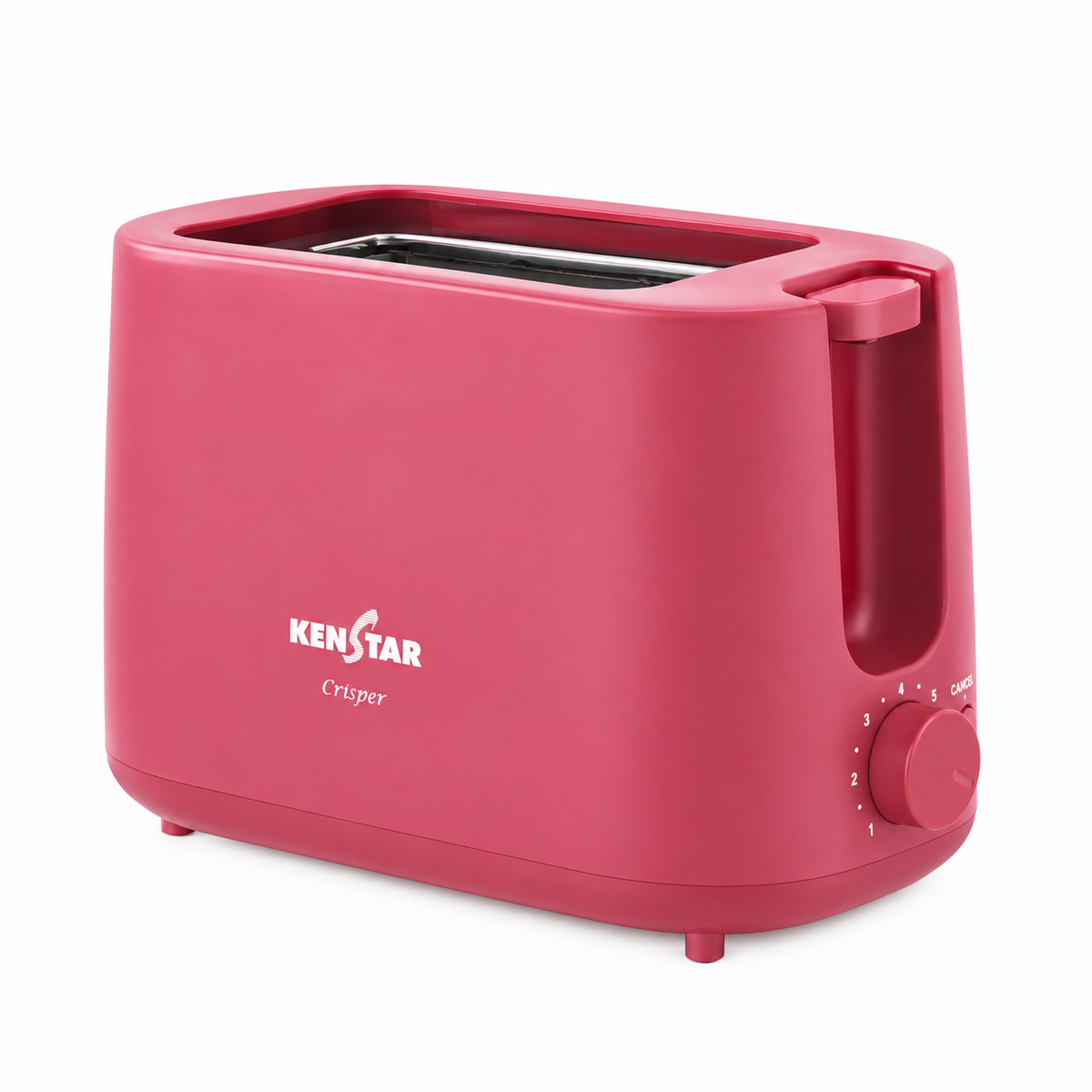 Kenstar CRISPER 2 Slice Pop-Up Toaster for Kitchen (Velvet Red))