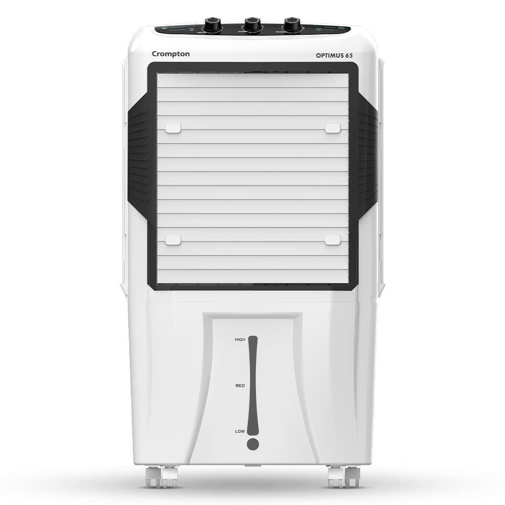 Crompton Optimus 65 Litre Desert Air Cooler | Auto-Fill & Drain | Humidity Control