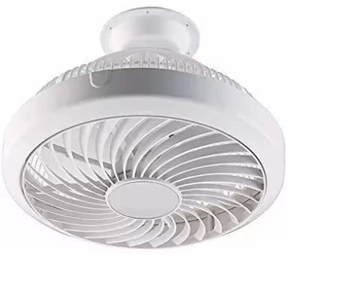 White ceiling fan on a white background