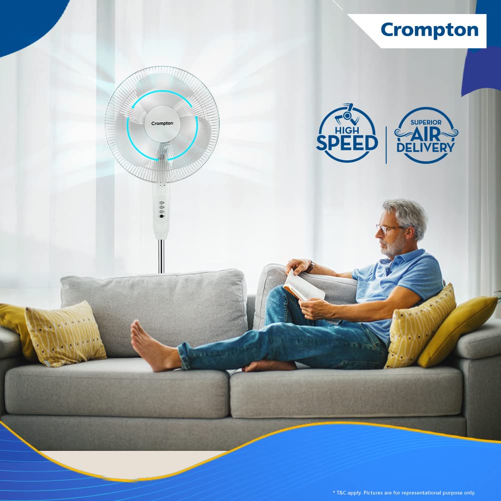 This Pedestal fan has a high speed and superior air delivery