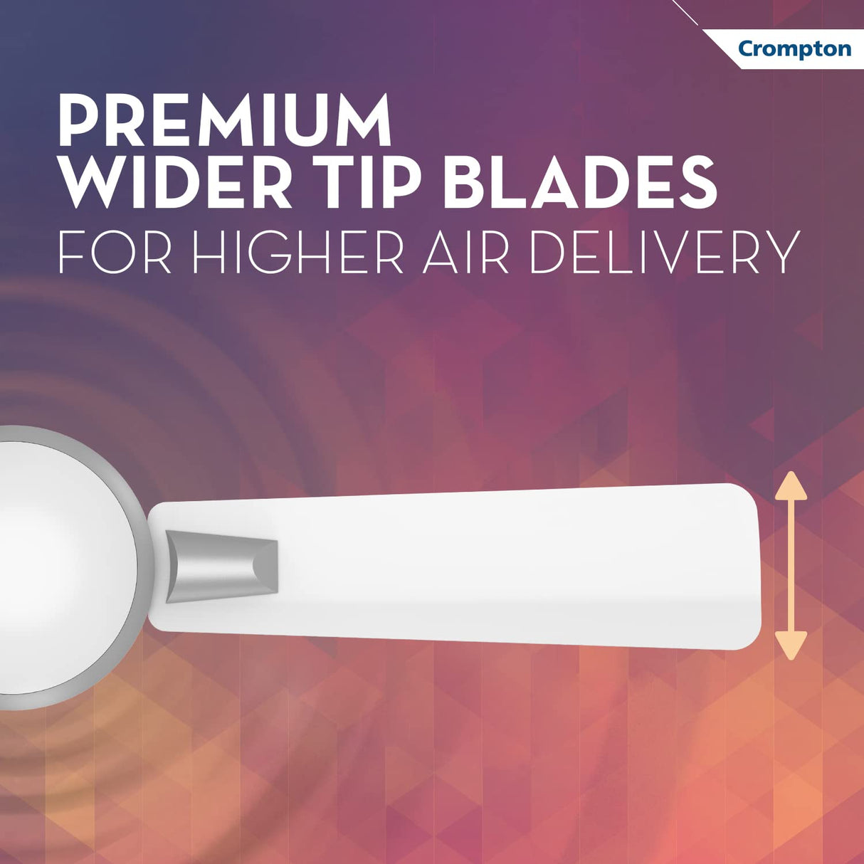 Crompton Aura 1200mm High Speed Anti-Dust Ceiling Fan (New White)