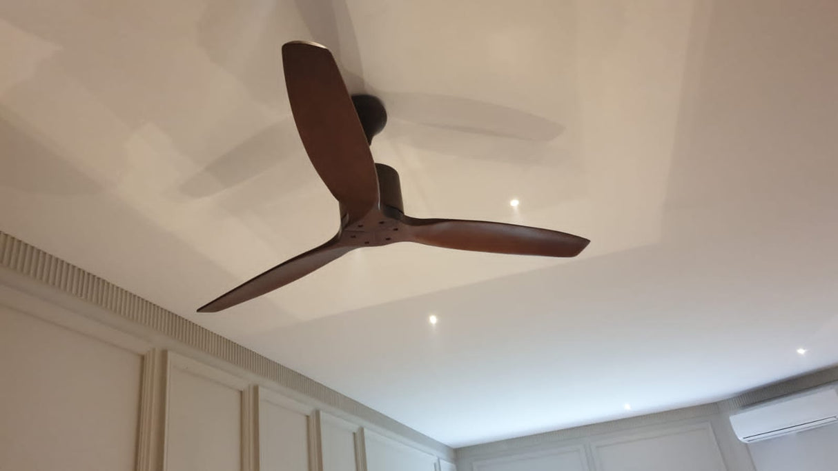 Usha Aerolux Daedalus 1320mm Super Premium Wooden Ceiling Fan (Walnut)