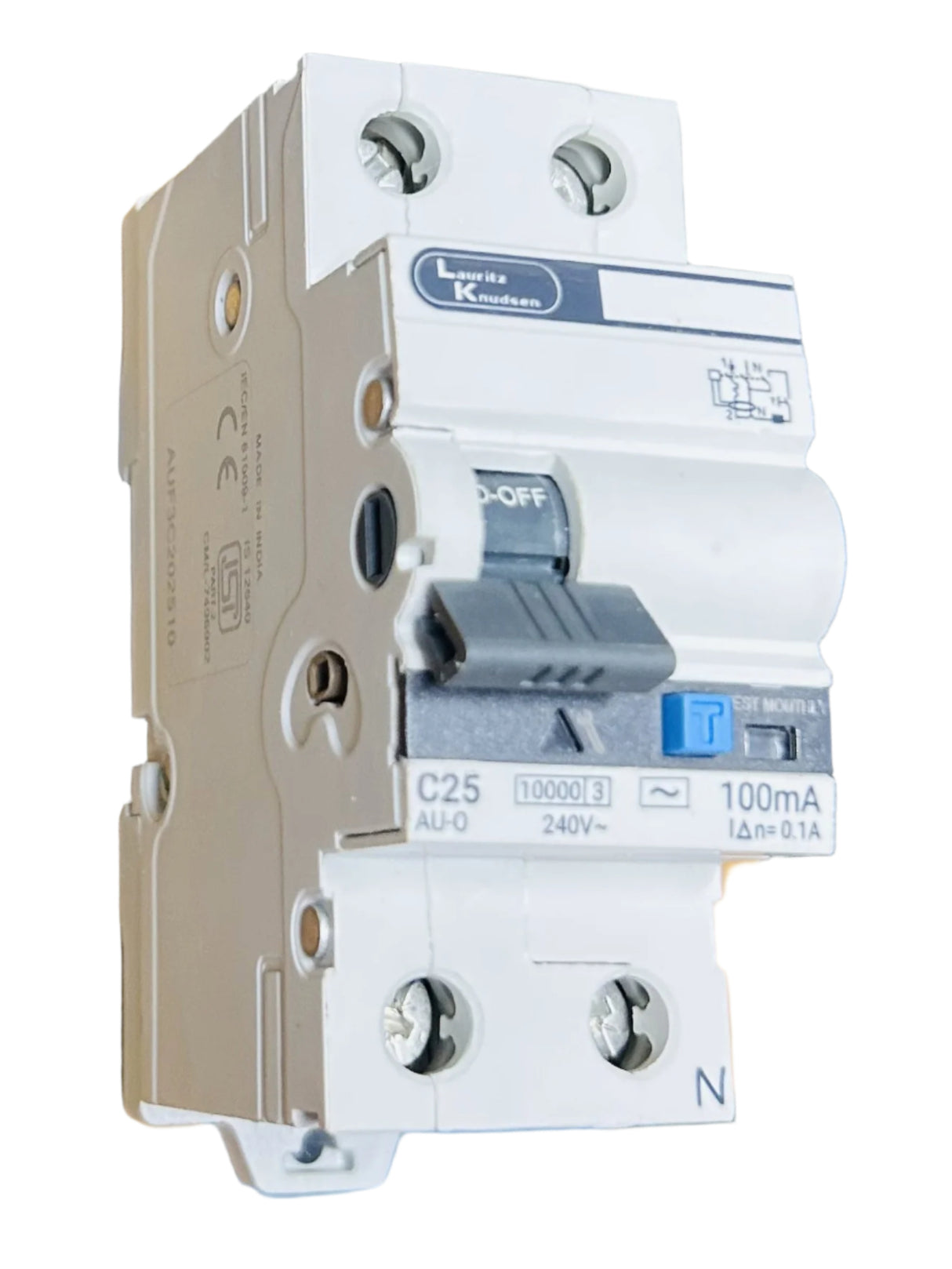 Lauritz Knudsen AU RCBO 63A DP 240V AC 10kA 300mA C Curve