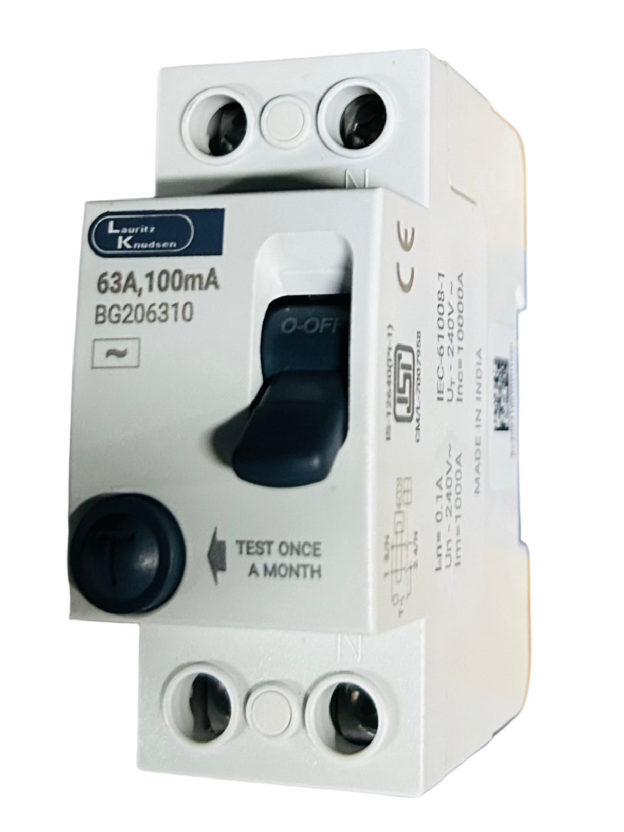 Lauritz Knudsen Exora RCCB 25A DP 240V AC 300mA